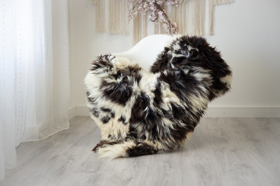 Real Sheepskin Rug Shaggy Rug Chair Cover Scandinavian Home Sheepskin Throw Sheep Skin White Brown Sheepskin Home Decor Rugs #herdwik256