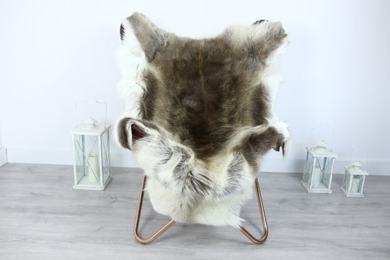Reindeer Hide | Reindeer Rug | Reindeer Skin | Throw XXL EXTRA LARGE - Scandinavian Style #HRE23