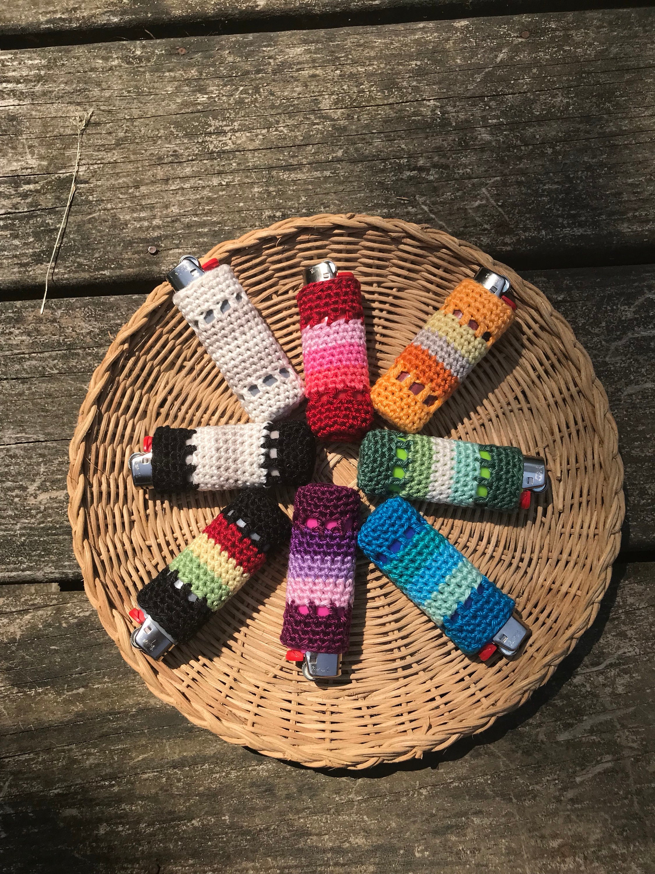 Lighter Snugs // Crochet Lighter Holders // Handmade Lighter Etsy