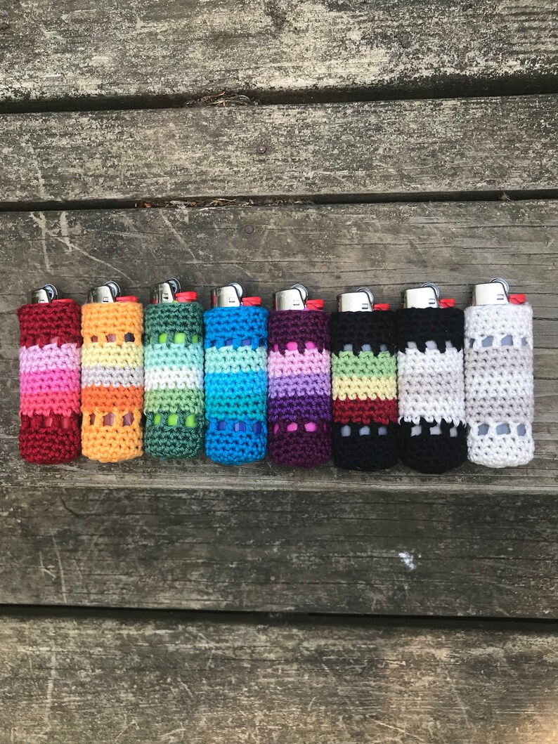 Lighter Snugs // Crochet Lighter Holders // Handmade Lighter Etsy