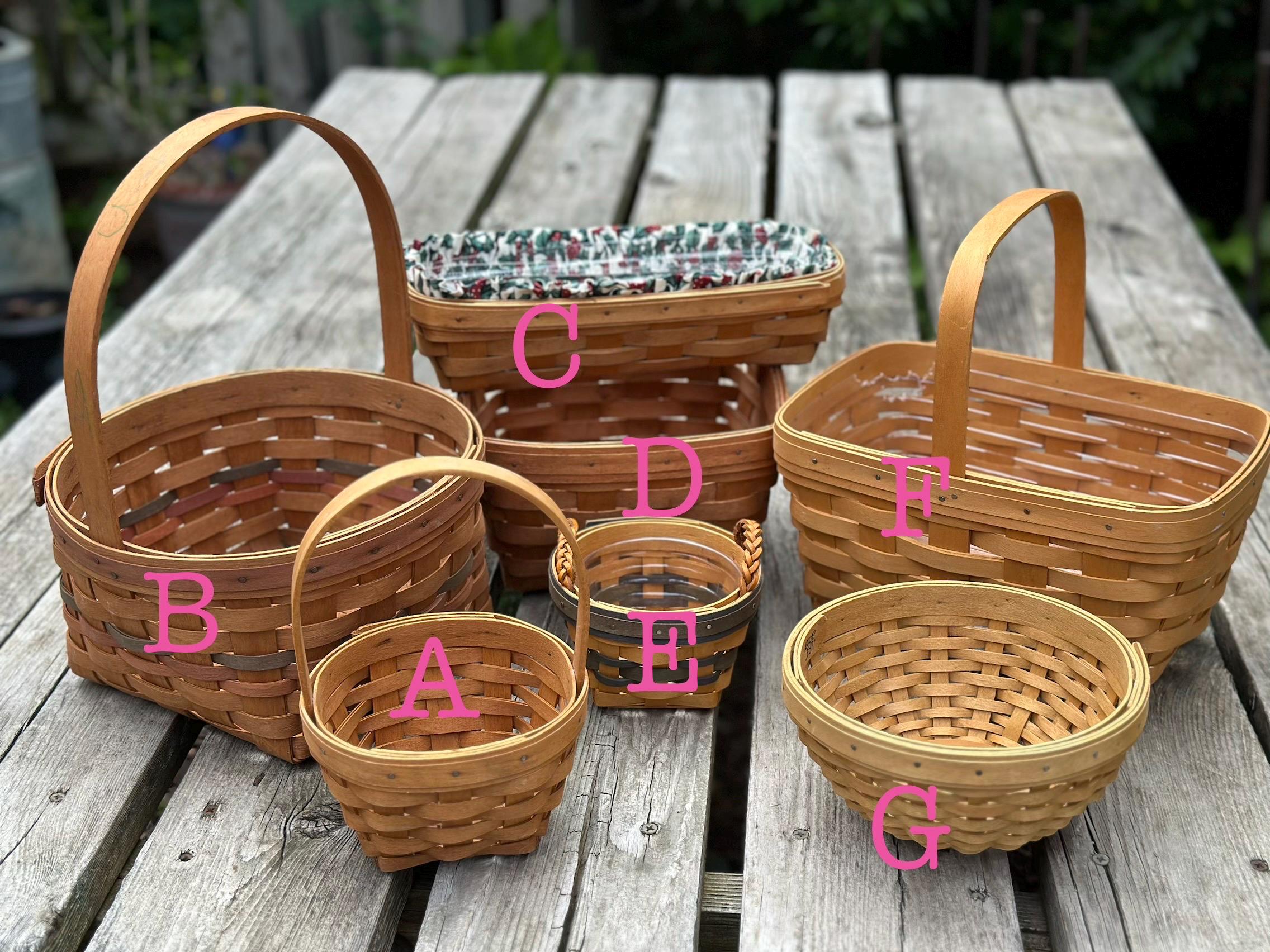 Longaberger Basket - Etsy Canada