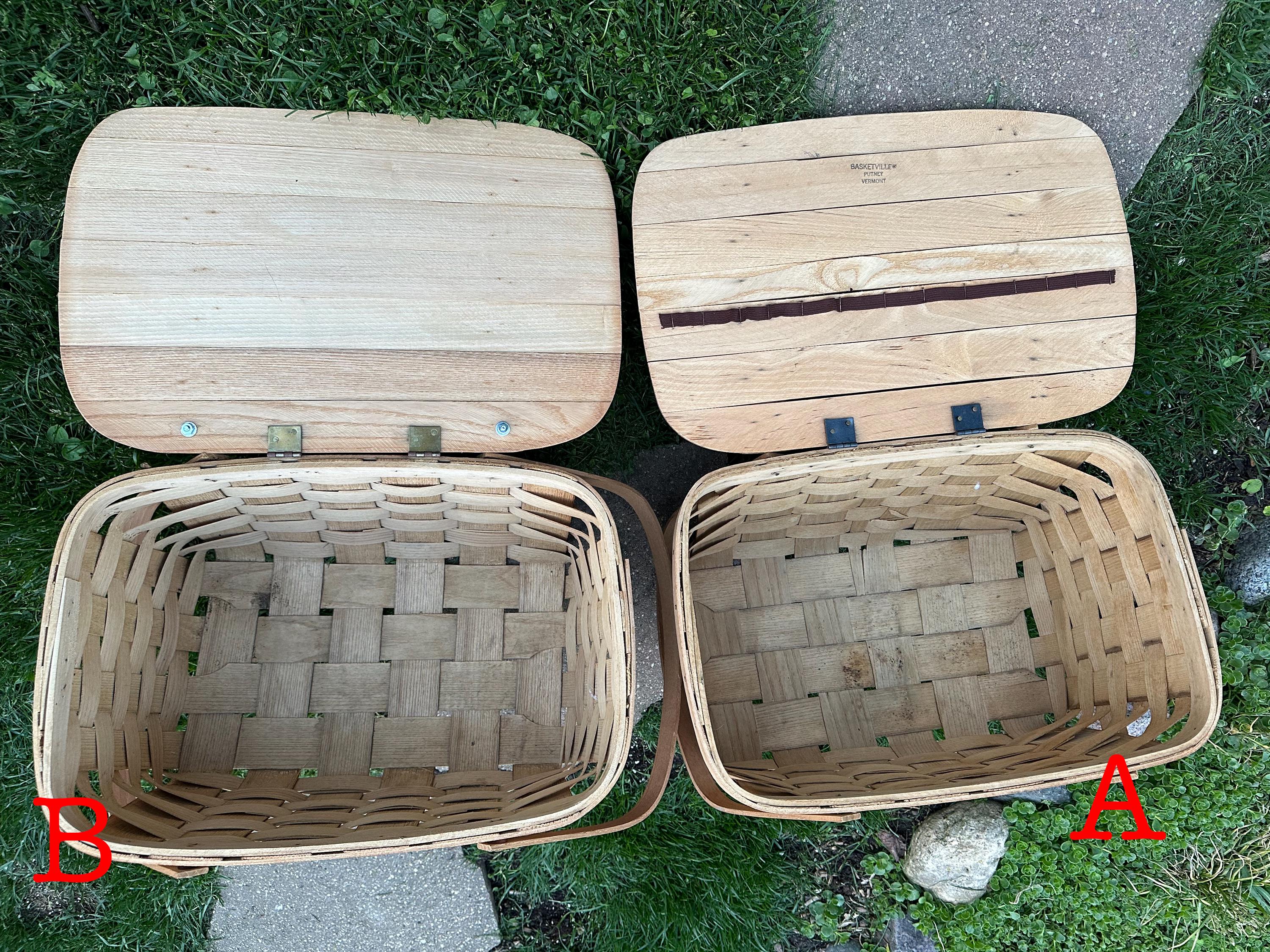 Basketville Picnic Basket Putney Vermont Vintage - Etsy