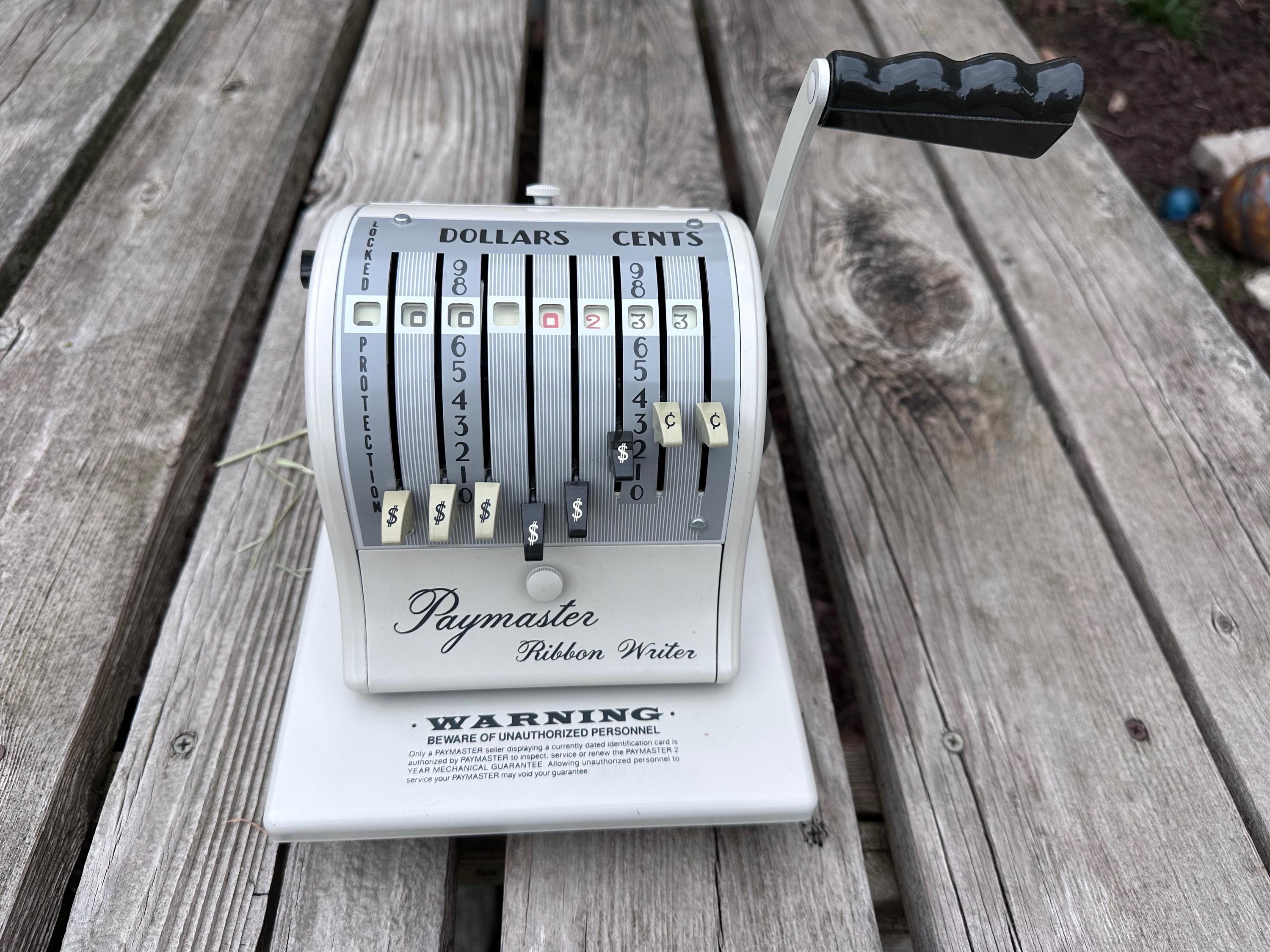 Antique check writer - Etsy 日本
