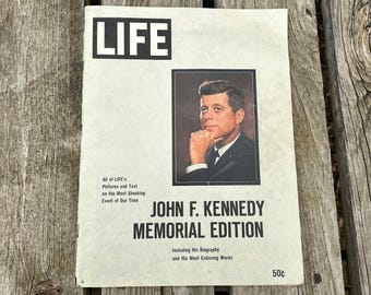 1963 John F Kennedy Memorial Edition Life Magazine 1963