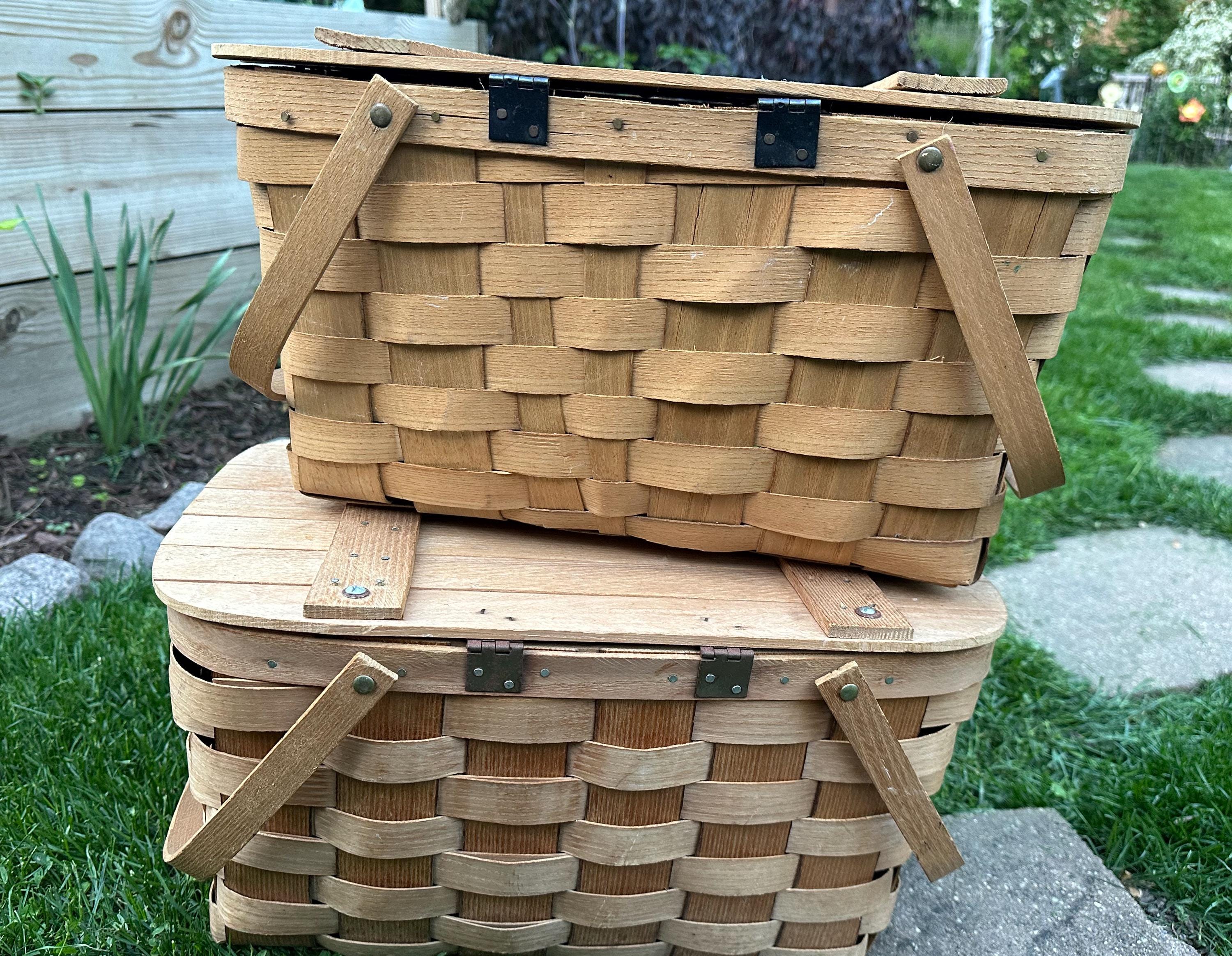 Basketville Picnic Basket Putney Vermont Vintage - Etsy