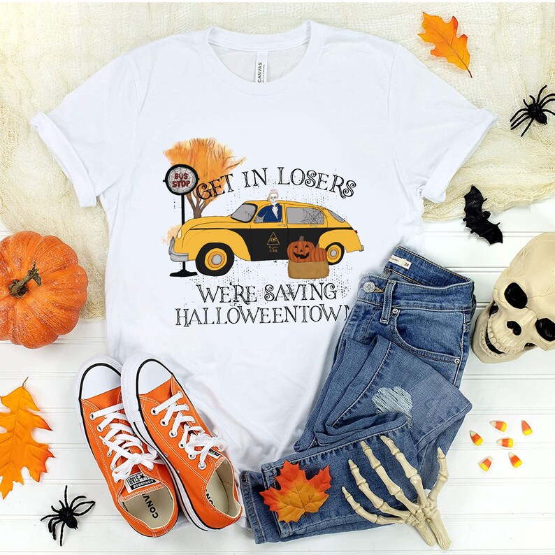 Download Halloween town PNG Get in losers we're saving | Etsy