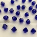 Swarovski #5301 Crystal Cobalt Blue Bicone Faceted Beads 4mm 5mm 8mm