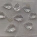 8 pieces Swarovski #6090 16x11mm Crystal Clear Baroque Pendant Faceted Beads