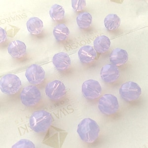 Swarovski #5000 Crystal Violet Opal Round Ball Faceted Beads 4mm 6mm 8mm
