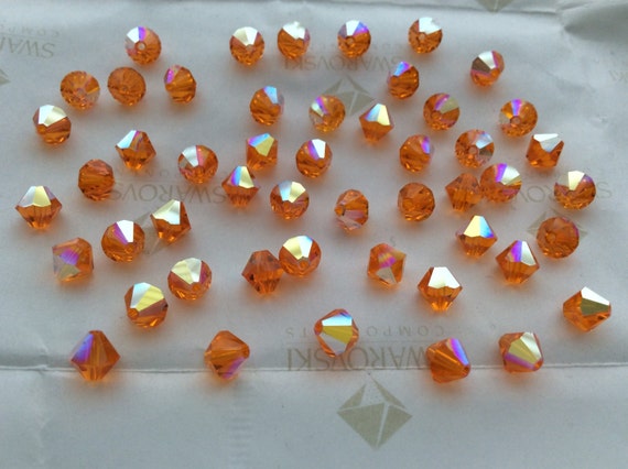 SWAROVSKI Crystal Beads | 5MM BICONE AB | 5301 | 6 pieces