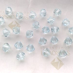 Swarovski #5301 Crystal Light Azore Bicone Faceted Beads 4mm 6mm 8mm