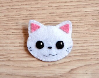 Broche Chat En Feutrine Etsy