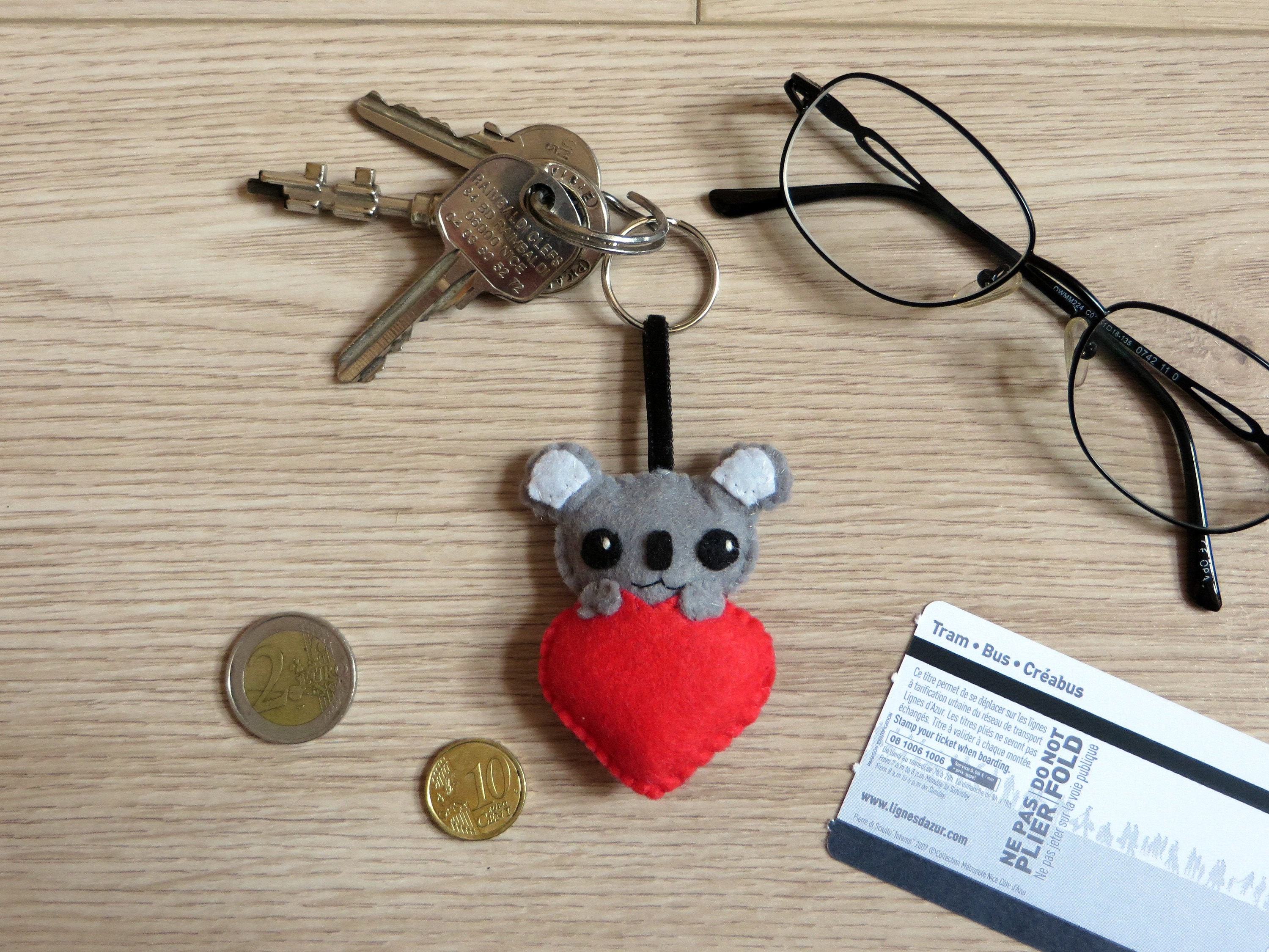 Porte-clés Koala mignon, sangles de ULpour clé, sangle de cou pour badge de  carte, porte-clés de gymnastique, porte-clés bricolage, ULde confrontation  - AliExpress