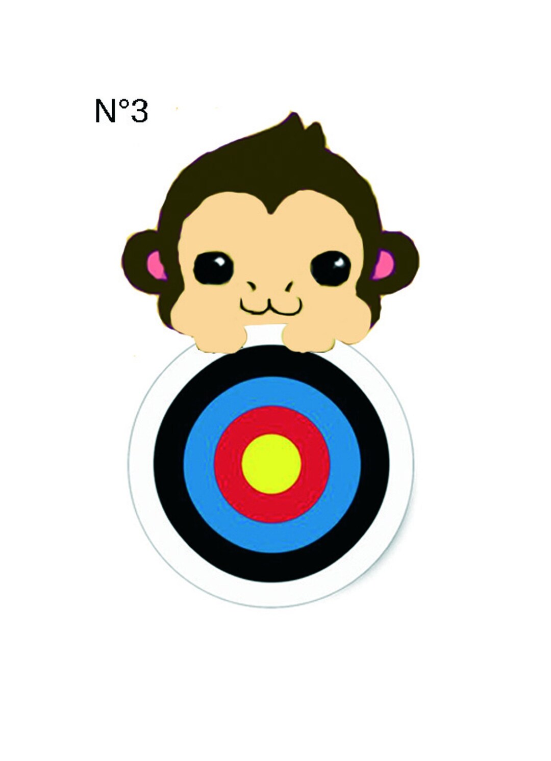 Special Order Archery Decoration for Quiver Monkey Plush Etsy