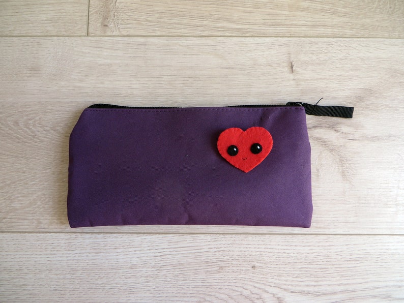 coeur rouge kawaii, accessoire de customisation, cadeau fete des meres