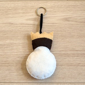 Archery felt ornament, for quiver, little king, in an archery target, archery gift image 5