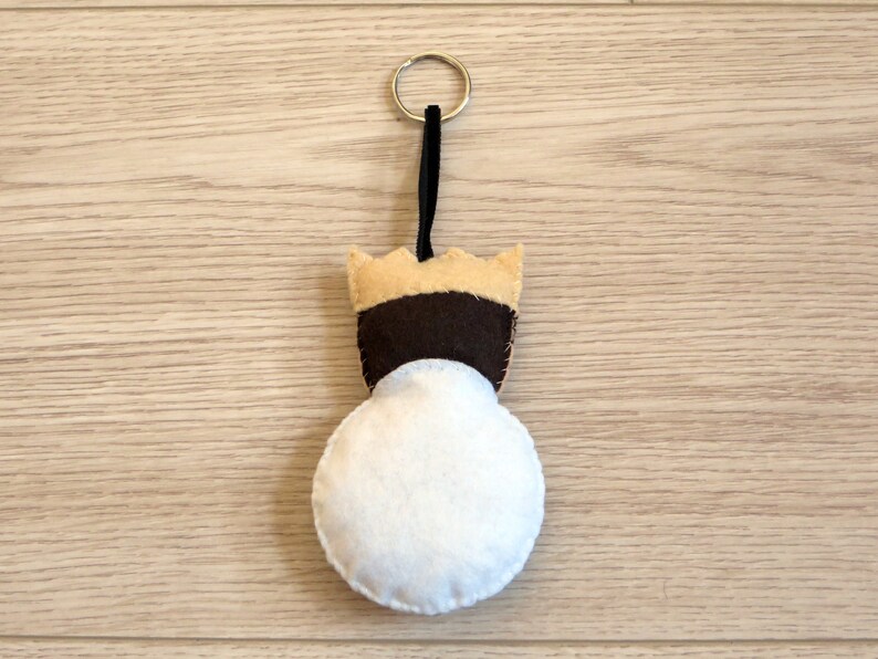 Archery felt ornament, for quiver, little king, in an archery target, archery gift image 5