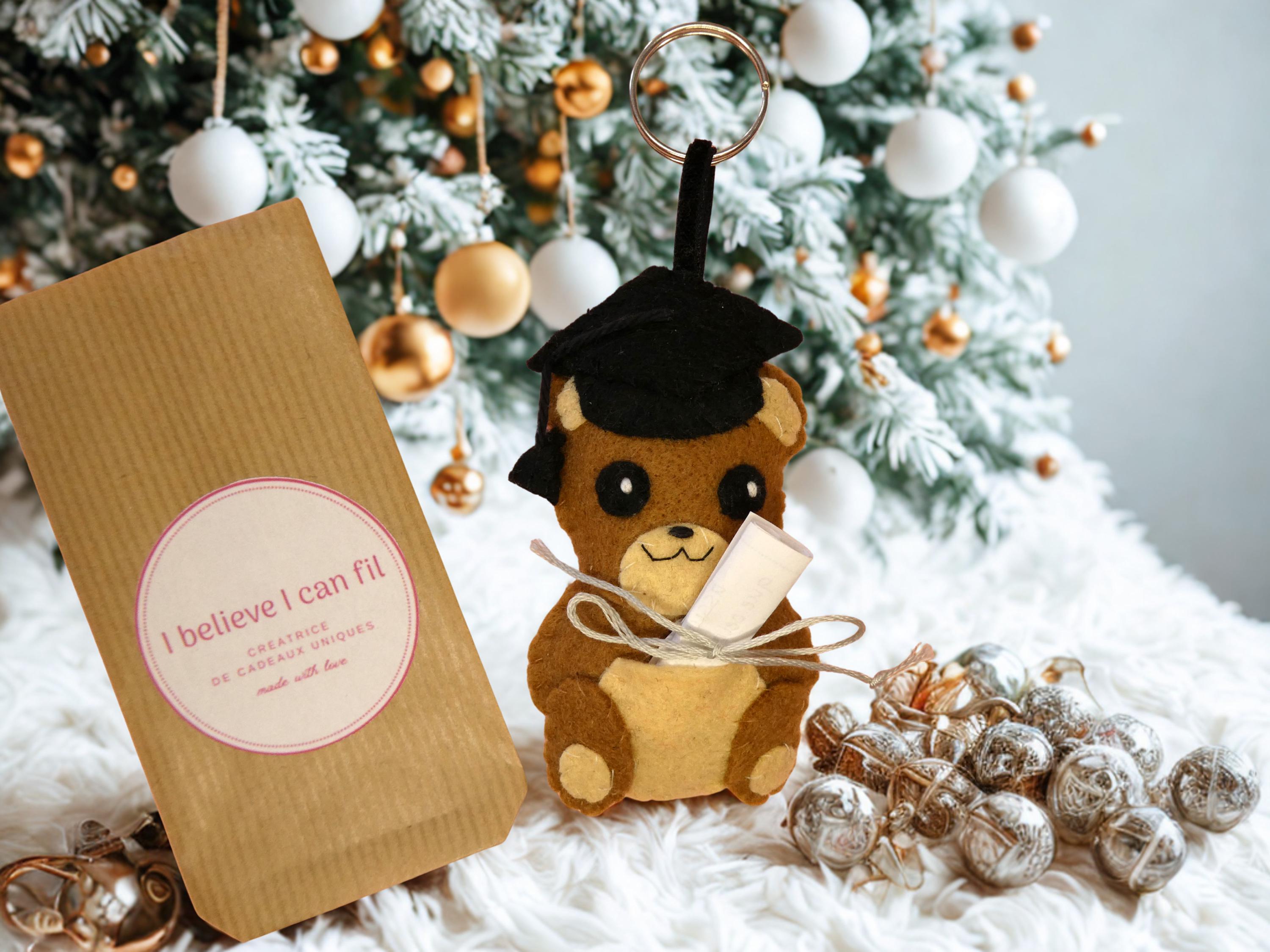 Yardenfun Lot De 8 Porte-clés En Forme De Chapeau De Docteur En Alliage