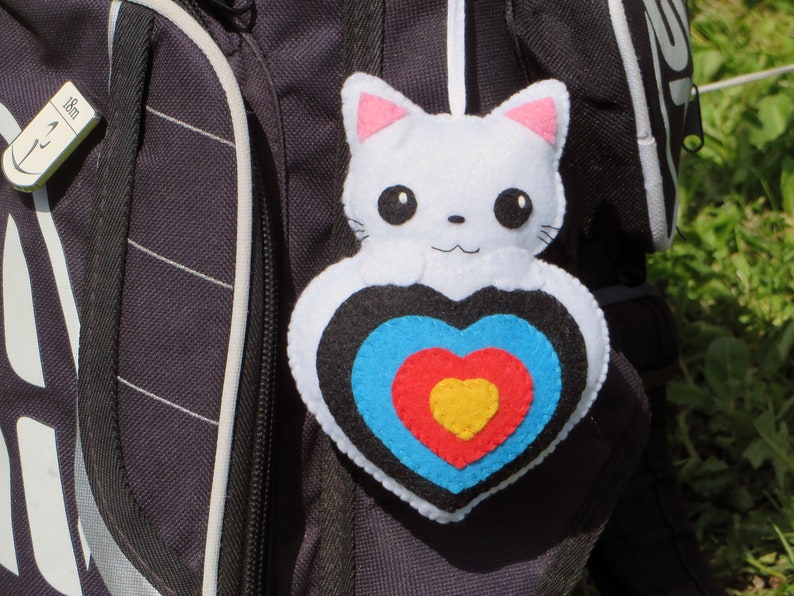 Archery Cat Ornament Plush for Quiver Felt Target Handmade Etsy