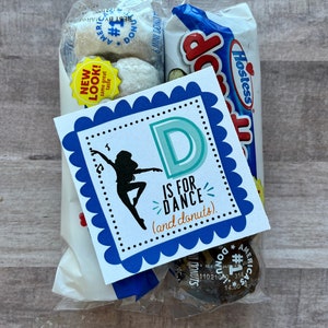 INSTANT DOWNLOAD Dance Competition Donuts Printables Cheer Tags Chocolate Gifts Treats Stage Cards Cheerleading Dancing Sisters Pom Candy