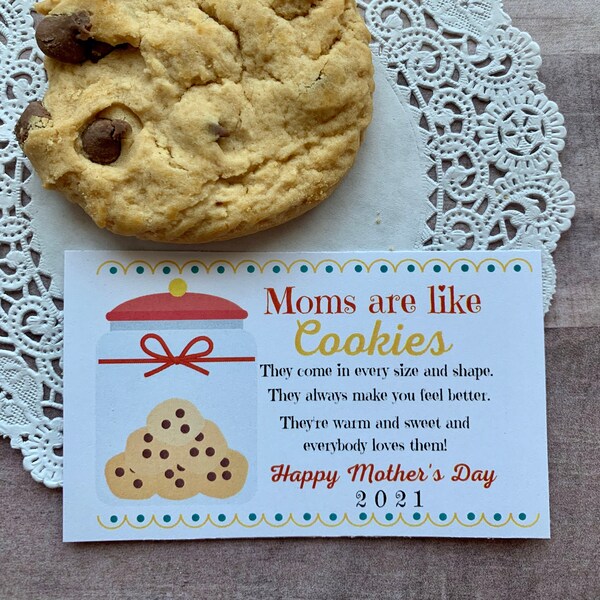 INSTANT DOWNLOAD Mother's Day Cards Printable Cookies Tags Gifts Favors Mom Grandma Women Relief Society Party Mama Candy Chocolate Brunch