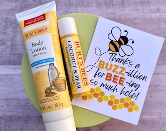 INSTANT DOWNLOAD Bee Tags Thanks Appreciation Printables Gifts Treats Teacher Cards Leadership Thank You Employee Buzz Bumble Volunteer