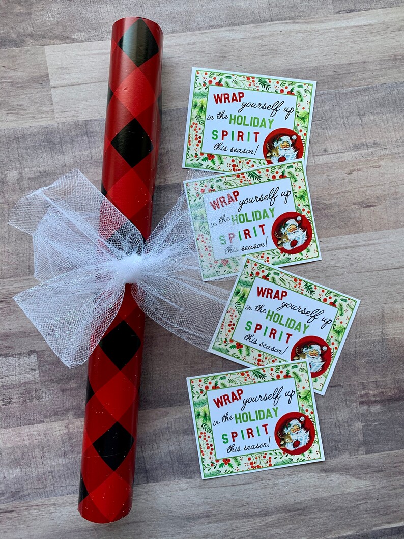 INSTANT DOWNLOAD Christmas Neighbor Gifts Wrapping Paper TAGS | Etsy