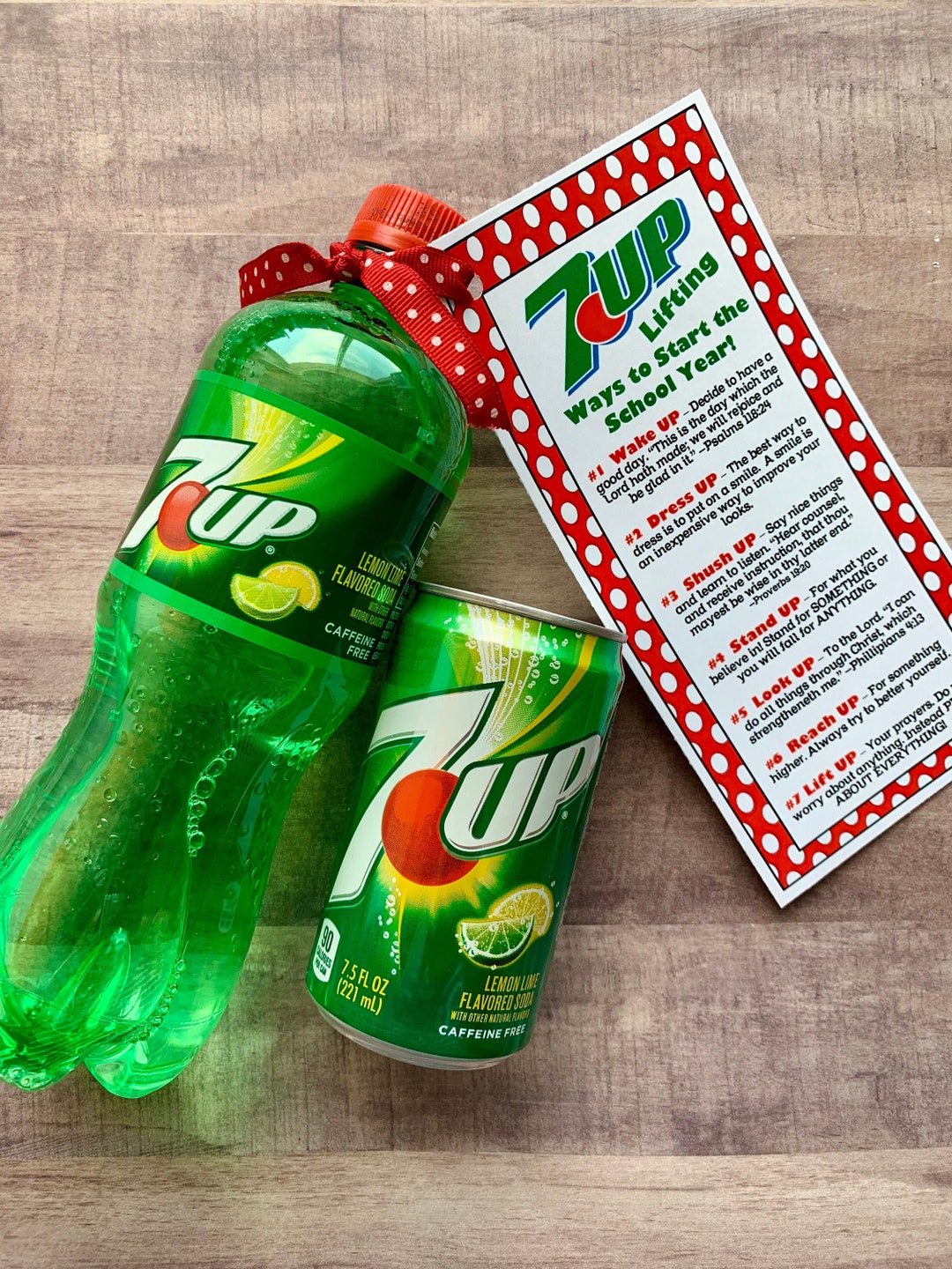 INSTANT DOWNLOAD 7 UP Back to School Printables Tags Gifts Treats ...