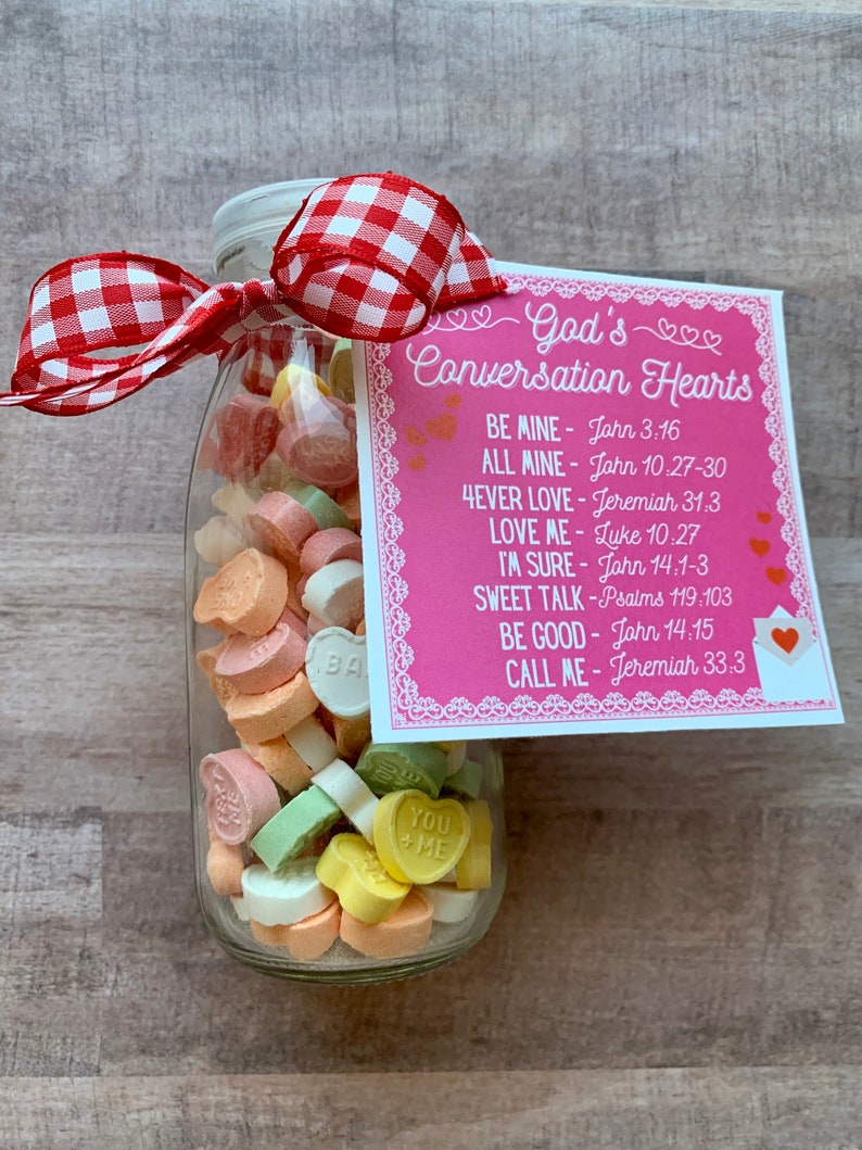 INSTANT DOWNLOAD God's Conversation Hearts Printables Etsy