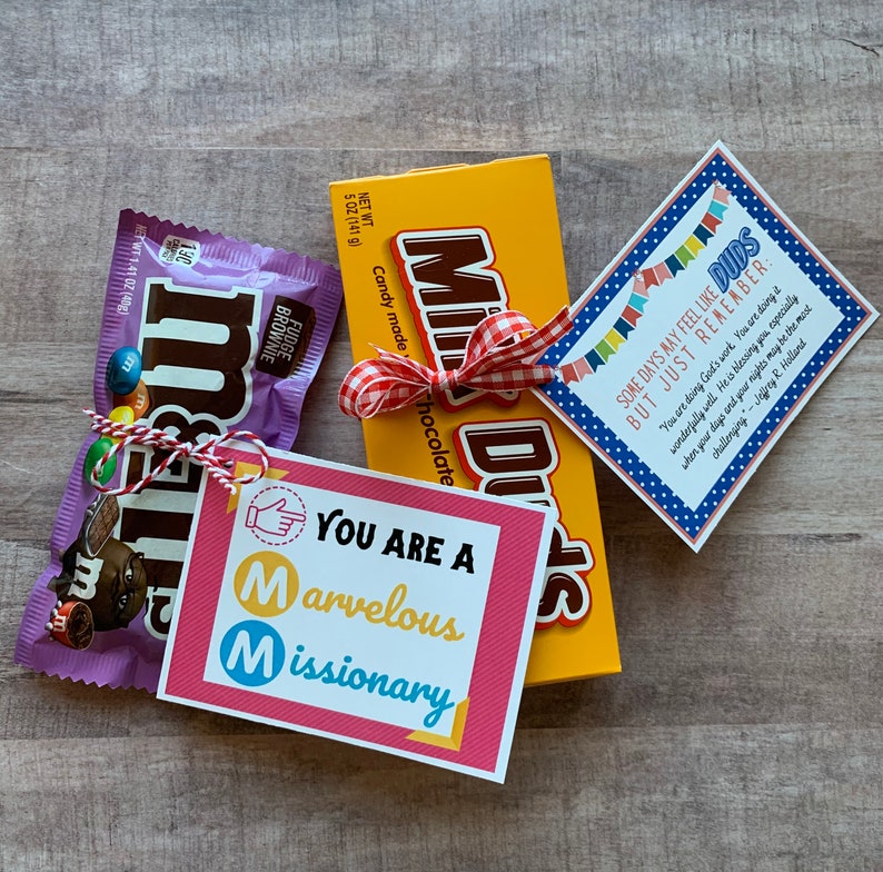 INSTANT DOWNLOAD Missionary Candy Grams Printables Tags Treats - Etsy
