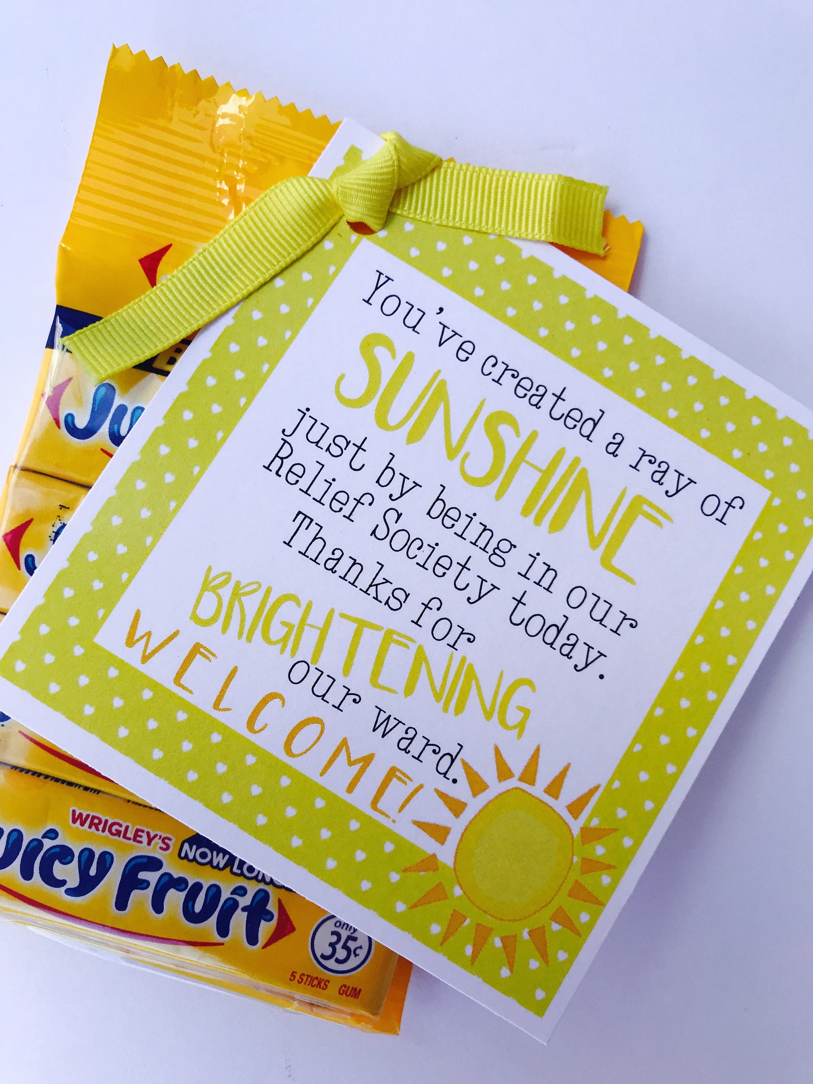 INSTANT DOWNLOAD Welcome to Relief Society Young Womens New Member ...