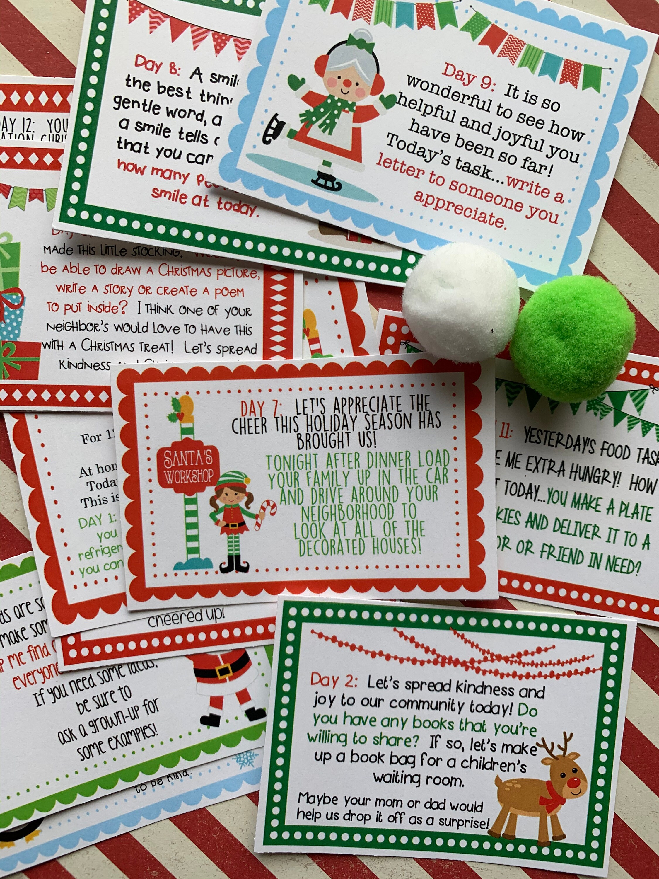 12 Days Of Christmas Kindness Elf Elves Printables Tags Santa Etsy 12-days-of-christmas-kindness-elf-elves-printables-tags-santa-etsy