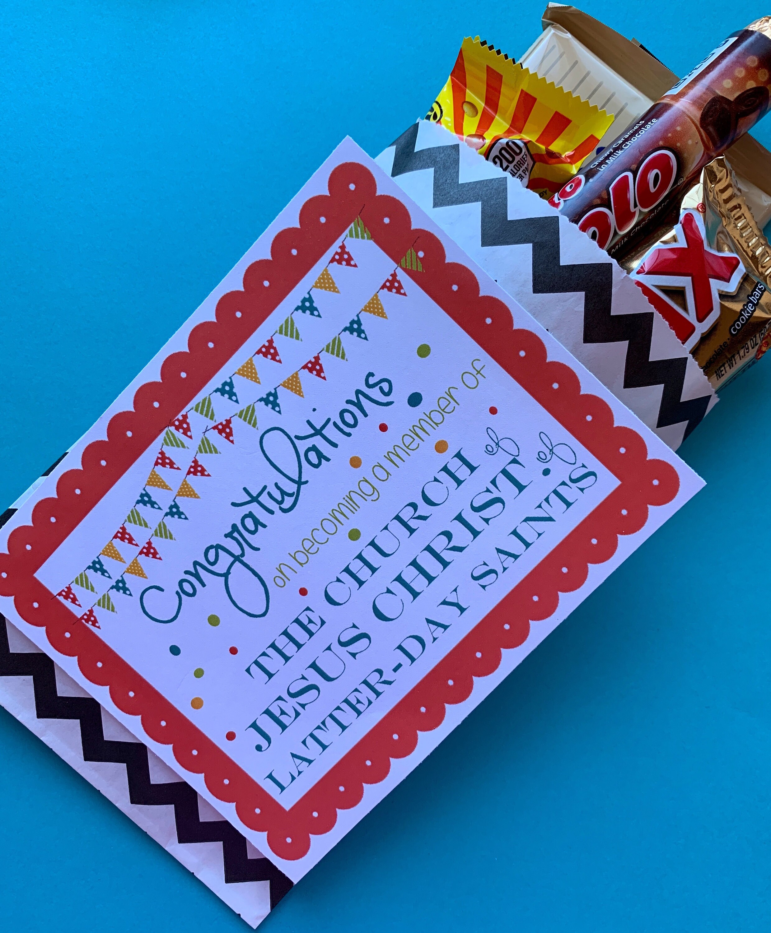 Baptism Prinatables for Candy INSTANT DOWNLOAD LDS Gifts Great | Etsy