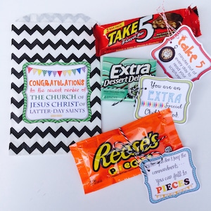 Baptism Prinatables for Candy INSTANT DOWNLOAD LDS Gifts Great to Be ...