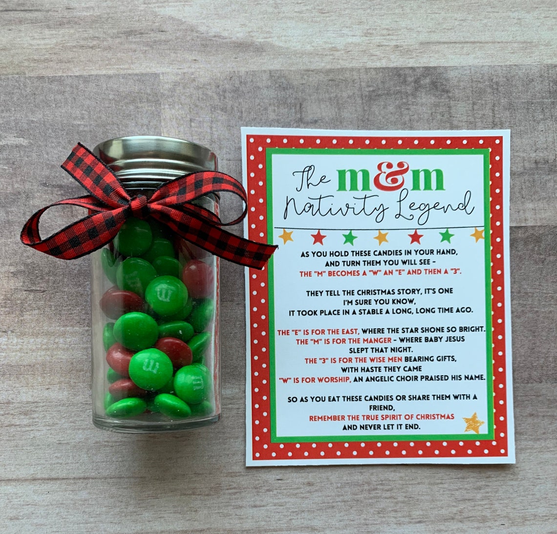 INSTANT DOWNLOAD M&amp;M Nativity Legend Christmas Printables Tags - Etsy