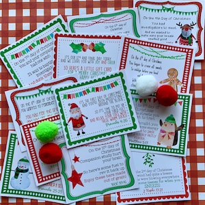 Missionar 12 Tage von Weihnachten druckbare Tags sofortiger Download ältere Schwester geheime Weihnachtsmann genannt Etiketten Geschenke Marci Coombs LDS zu dienen