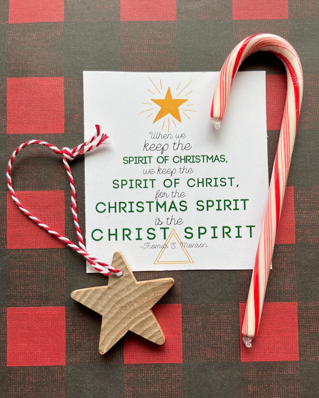 INSTANT DOWNLOAD Christmas Spirit Printables Tags Gifts Treats Cards
