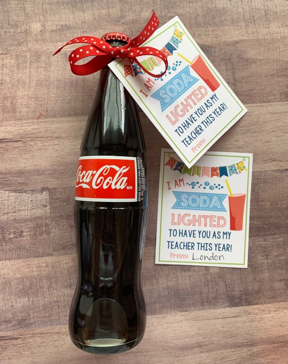 INSTANT DOWNLOAD Soda Teacher Appreciation Printables Thank - Etsy