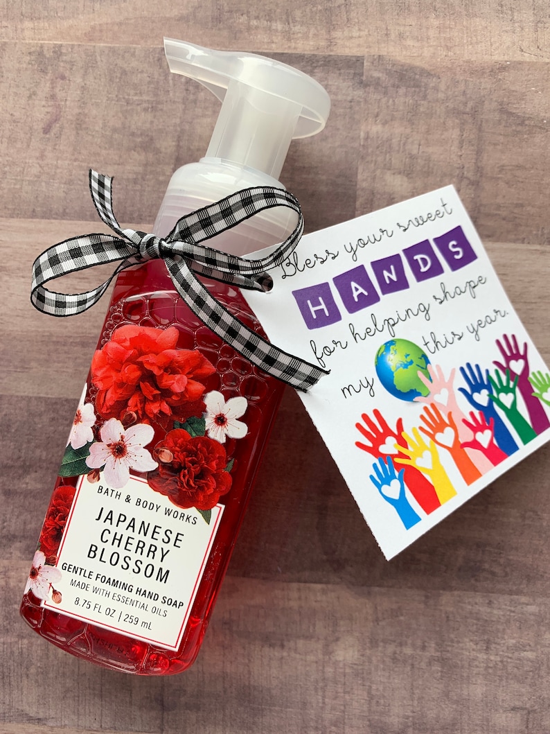 INSTANT DOWNLOAD Teacher Appreciation Hands Printables