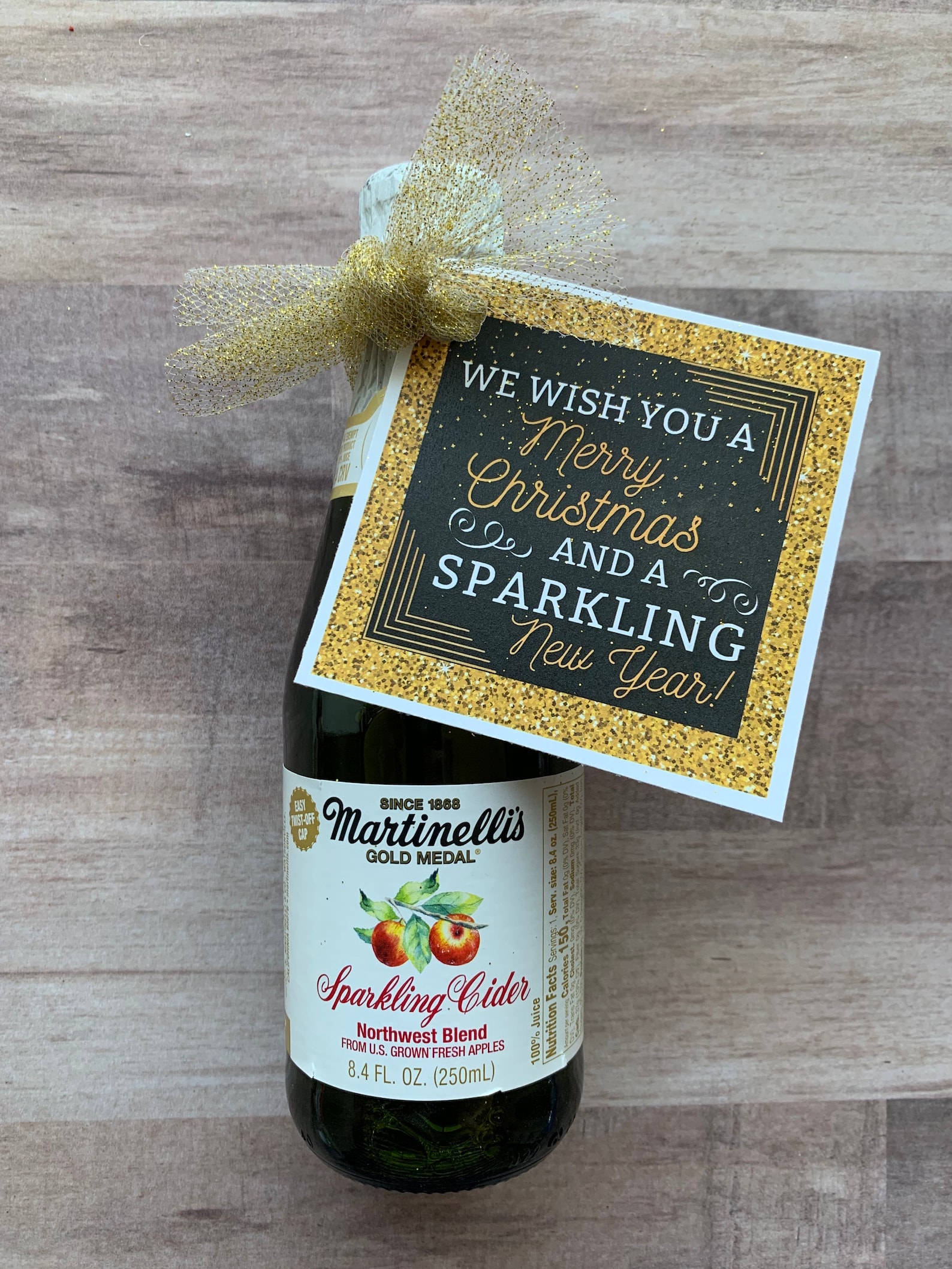 INSTANT DOWNLOAD Sparkling Cider Christmas Neighbor Gifts TAGS Etsy
