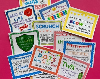 INSTANT DOWNLOAD Girls Camp Pillow Treats Secret Sister Gifts Young Womens Printables Tags LDS Motivation Cards Beehive Mormon Inspirational