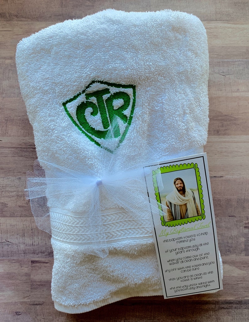 Lds Printables Baptism Towel