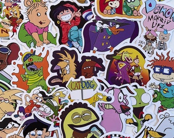 90's Cartoon Stickers CN 50 Random Pack FREE Shipping - Etsy 90's Cartoon Stickers CN 50 Random Pack FREE Shipping - Etsy