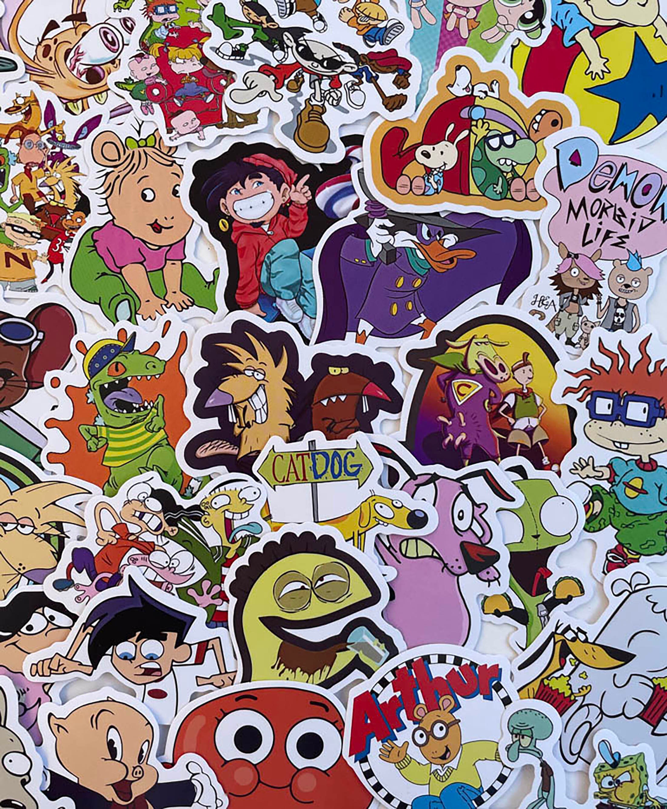 90s Cartoon Stickers - Etsy 90s Cartoon Stickers - Etsy