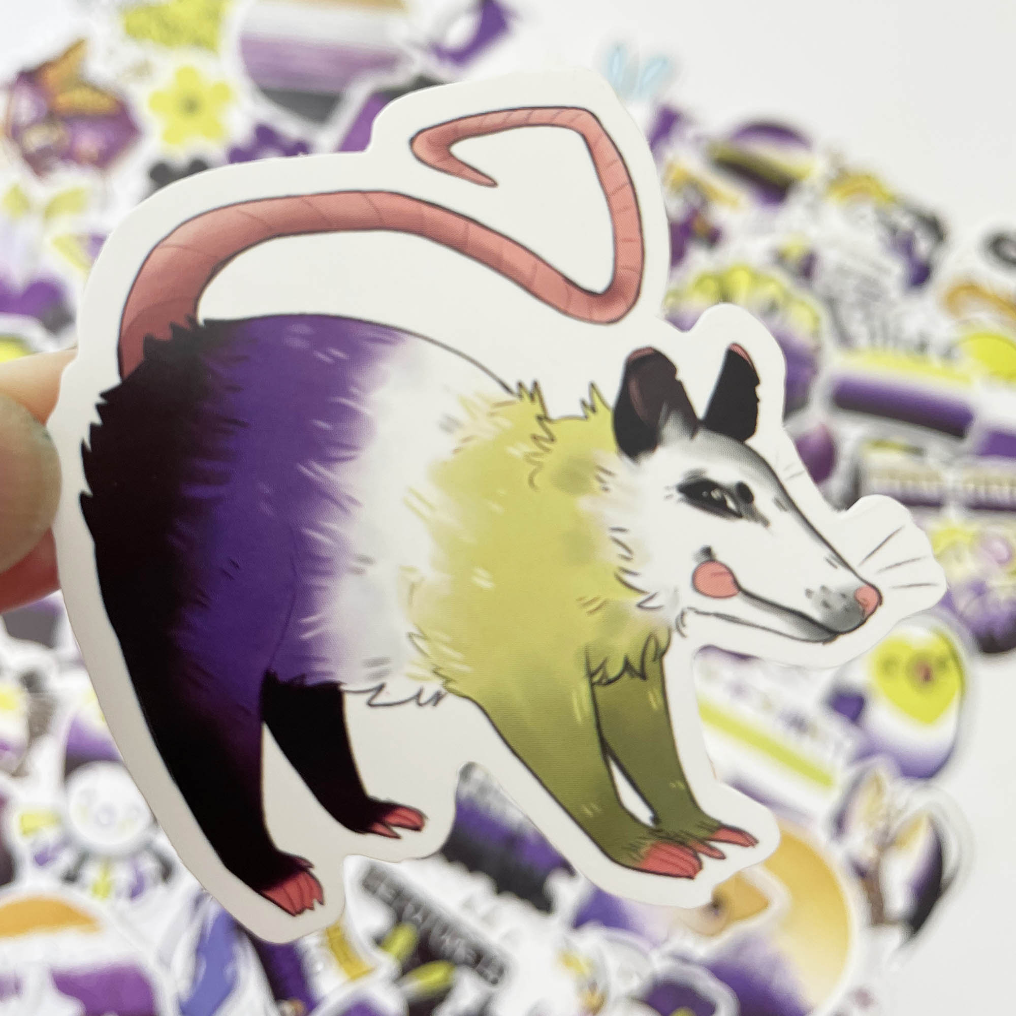 NON BINARY They Them Stickers They Them Pronuns 25 Random - Etsy