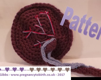 Crochet Placenta Pattern only. Digital Download