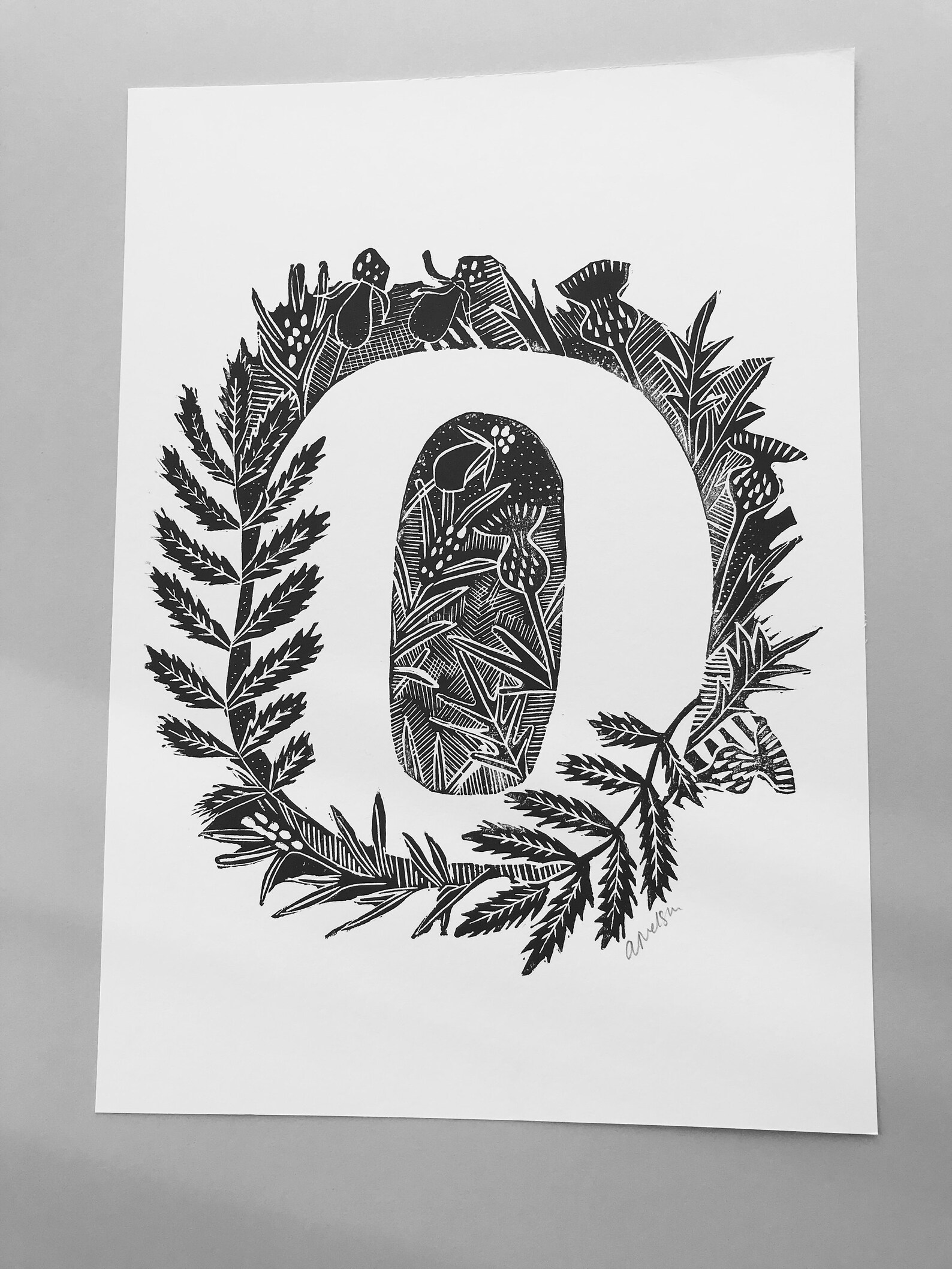 Linocut Numbering House Number Print Linocut Number Print Typography Print - Etsy UK