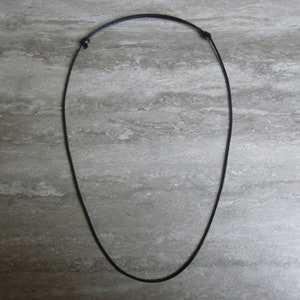 THICK Black Necklace Cord, 1.5 Mm Waxed Nylon Cord Necklace