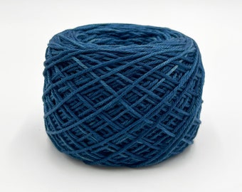 Natural Dyed Yarn - DK Pima Cotton - Indigo Medium