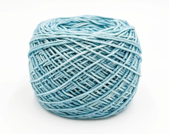 Natural Dyed Yarn - DK Pima Cotton - Indigo Extra Light